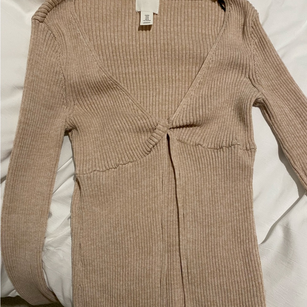 Open-front Sweater Top